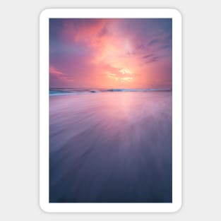 Dreamy sunset beach Sticker